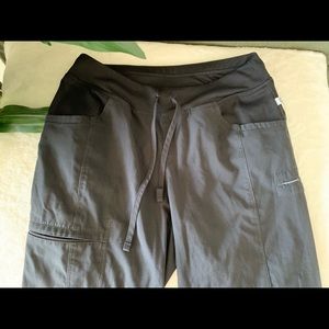 Black scrub pants